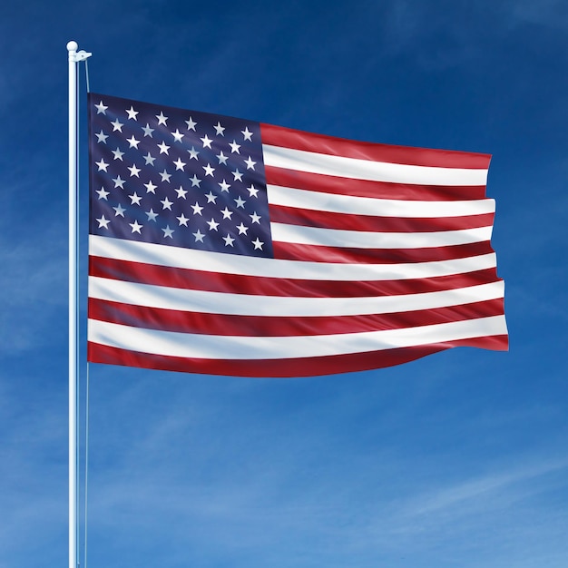 USA Flag Flying