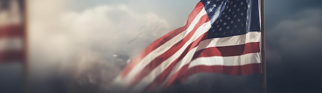 USA flag independence day background