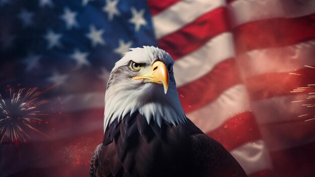 Празднование Дня независимости США 4 июля в честь земли свободных