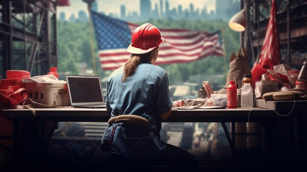 usa labor day background