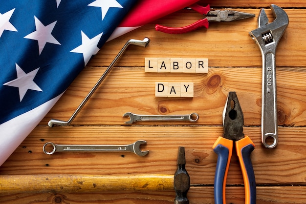 USA Labor day concept, First Monday in September.