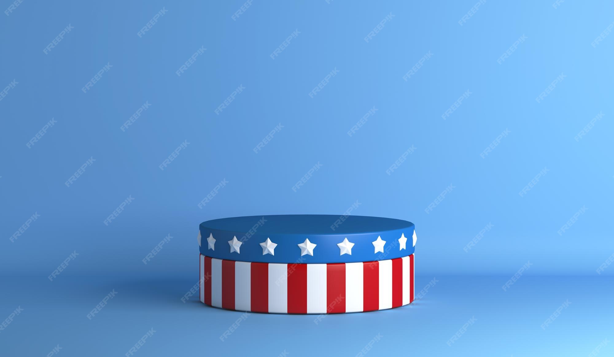 fourth of july podium