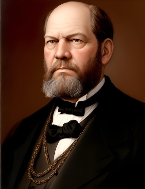 Foto presidente degli stati uniti james a. garfield