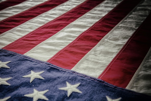 USA vlag golf achtergrond close-up Amerikaanse nationale feestdag
