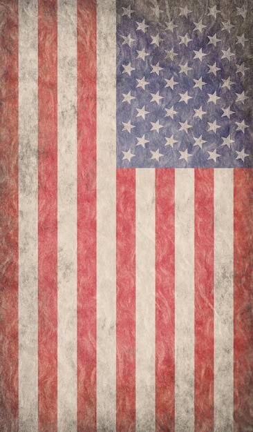 Usa vlag vector grunge ontwerp