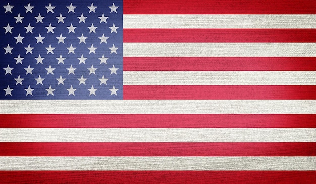 Foto usa vlag vector grunge ontwerp