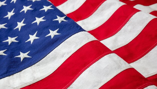 Foto usa vlag vs van amerika teken symbool achtergrond close-up weergave