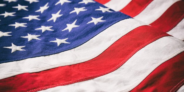 Foto usa vlag vs van amerika teken symbool achtergrond close-up weergave