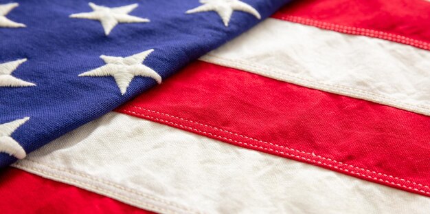 USA vlag VS van Amerika teken symbool achtergrond close-up weergave
