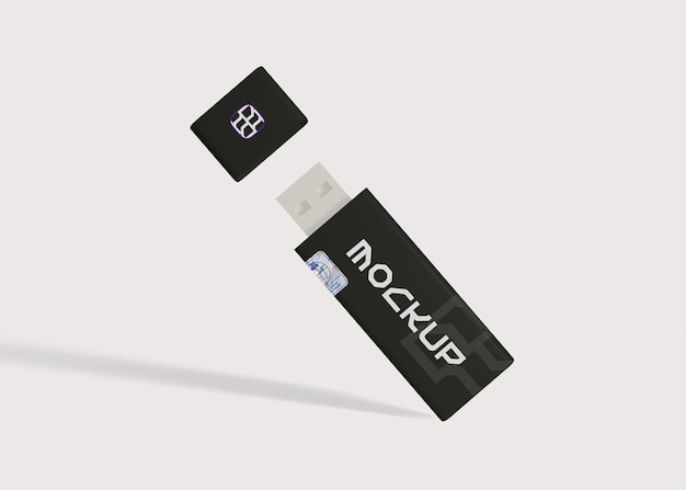 Мокет брендинга USB-накопителя