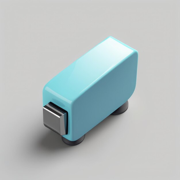 Фото Икона флэш-накопителя usb на белом фоне 3d иллюстрация икона флешмоба usb на белом фоне