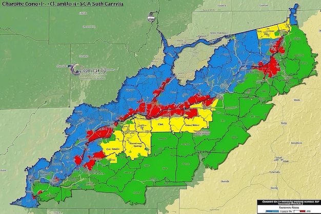 USCharlotteConcord NCSC Combined Statistical Area CSA with North Carolina