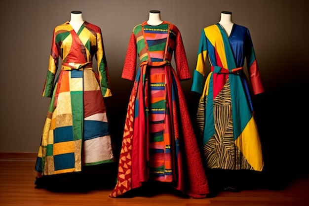 Use of African fabrics and colors in contemporary c