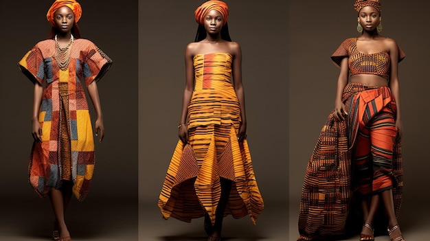 Use of African fabrics and colors in contemporary