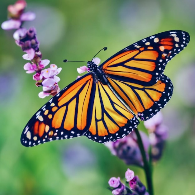 Photo use butterflies to represent the transformation and beauty that peace can bring