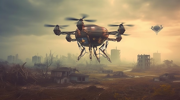 Use of drones for different purposes Drones help people in different spheres of life