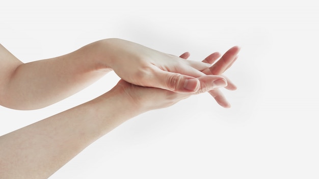 Use hand sanitizer to prevent cleanliness and infection