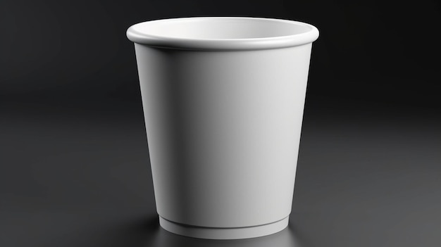 Use this blank paper cup mockup to bring your ice cream brand to life