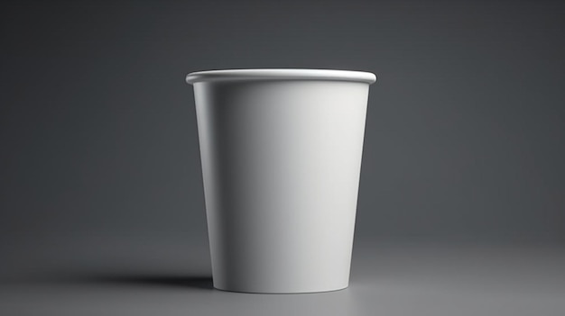 Use this blank paper cup mockup to bring your ice cream brand to life