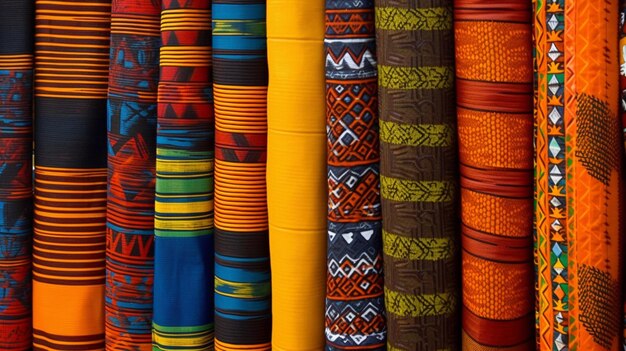 Use of traditional african textiles