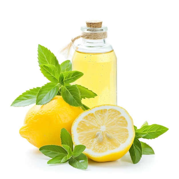 Useful Lemon Verbena Scented Body Wash isolated on white background