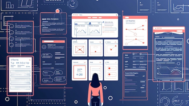 User experience UX interface emphasizes importance of information architecture IA interaction design