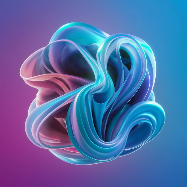 Photo user holo abstract 3d shapes