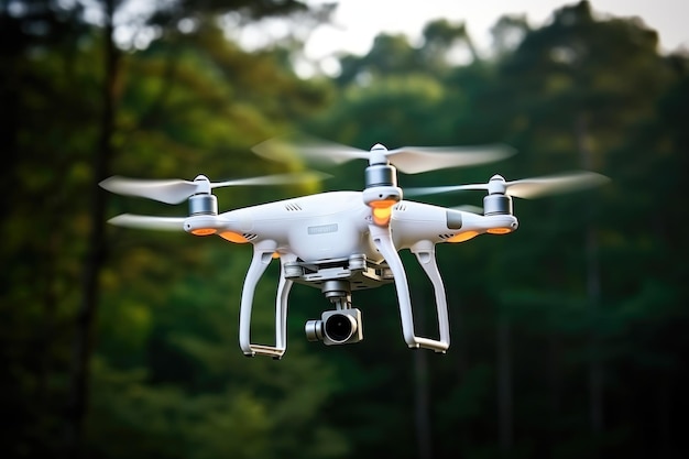 Using drones to monitor forests