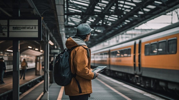 Generative AI를 사용하여 여행자는 열차 도착 표지판을 스캔합니다.