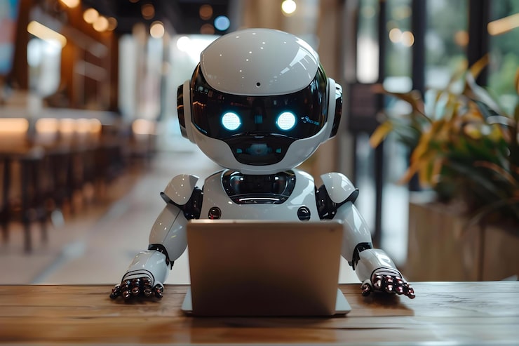 Photo 使用機器人流程自動化來減少業務流程中的錯誤 概念機器人過程自動化 錯誤減少業務流程自動化提高效率