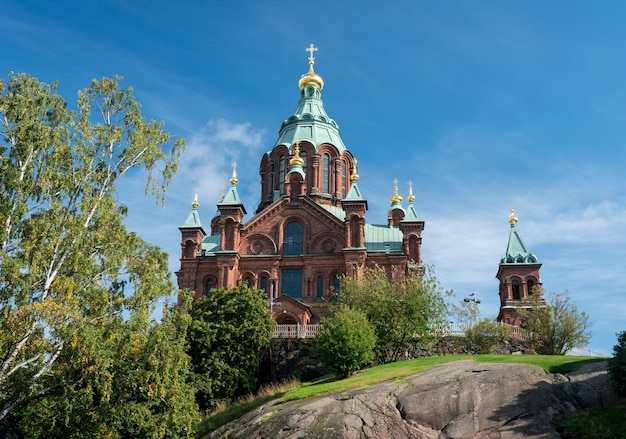 Uspenski-kathedraal in Helsinki Finland