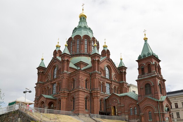 Фото Успенский православный собор в хельсинки, финляндия.
