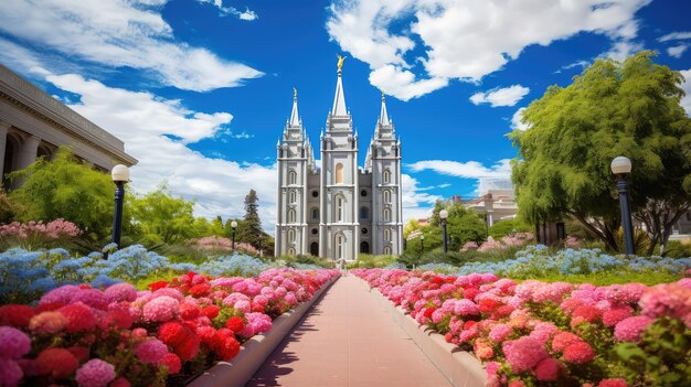 Utah temple square salt lake city