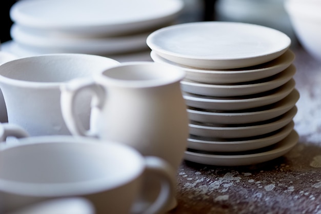 Utensils made of baked clayBlank for painting Creative pottery