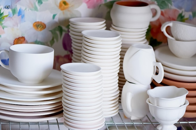 Utensils made of baked clayBlank for painting Creative pottery