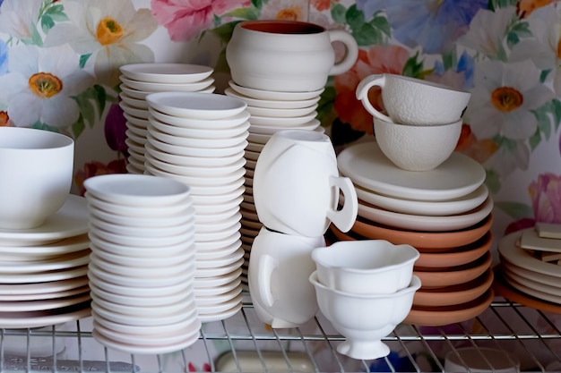 Utensils made of baked clayBlank for painting Creative pottery