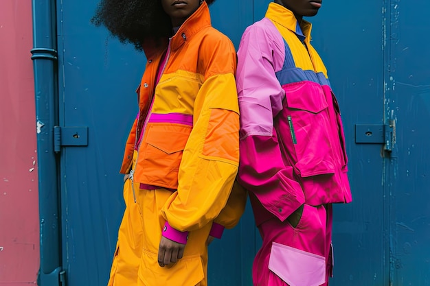 Utility wear reimagined in bold popping colours