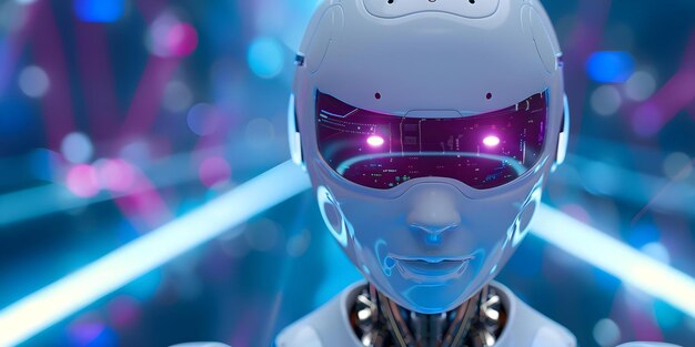 utilizing advanced algorithms a robot analyzing data for informed decisionmaking concept robotics advanced algorithms data analysis informed decisionmaking