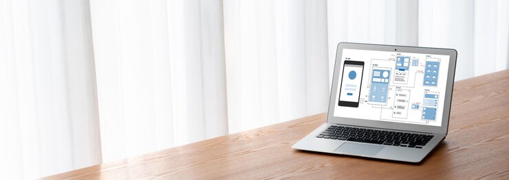 Photo 最新のモバイルアプリケーションとwebサイトのuxuiデザインプロセス