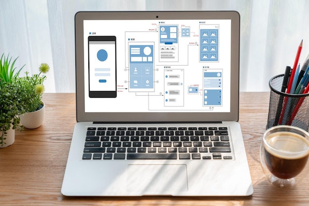 모던한 모바일 애플리케이션 및 웹사이트를 위한 UX UI 디자인 프로세스