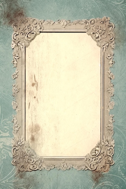 a vacant frame