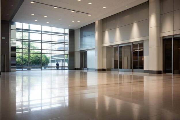 Vacant Office Lobby Space