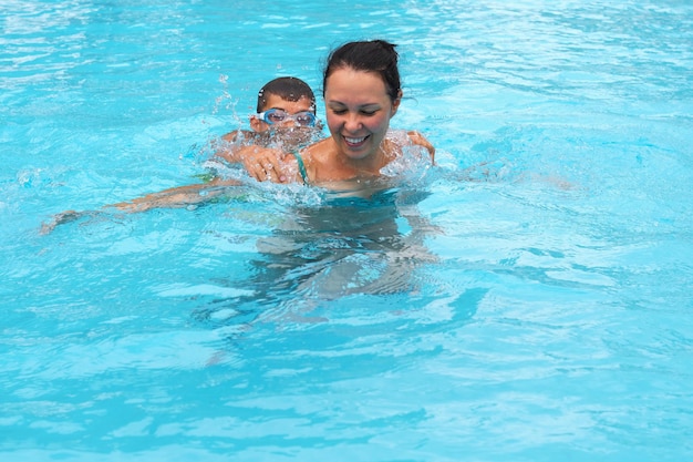Vacation vitality in the water motherson duo captures the essence of the trend towards active family holiday experiences