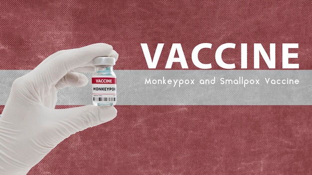 Foto vaccin monkeypox en pokken monkeypox pandemisch virusvaccinatie in letland