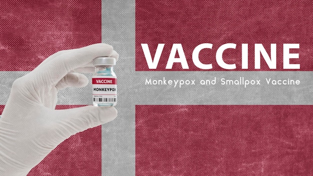 Photo vaccine monkeypox and smallpox monkeypox pandemic virus vaccination in denmark