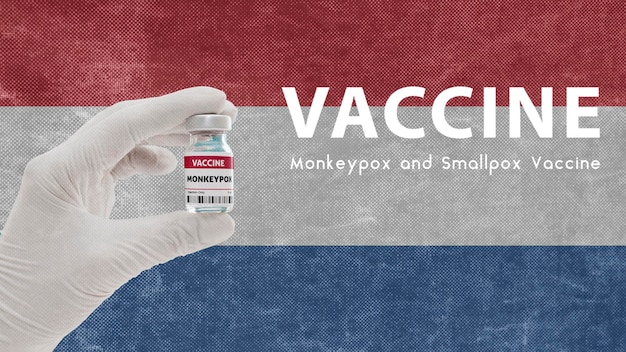 Foto vaccino monkeypox e vaccinazione contro il virus pandemico del vaiolo delle scimmie nei paesi bassi