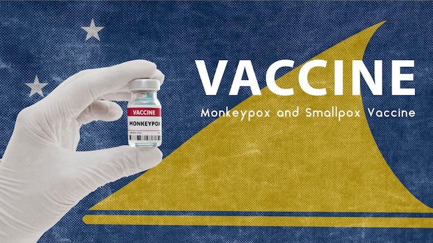 Foto vaccino monkeypox e vaccinazione contro il virus pandemico del vaiolo delle scimmie a tokelau