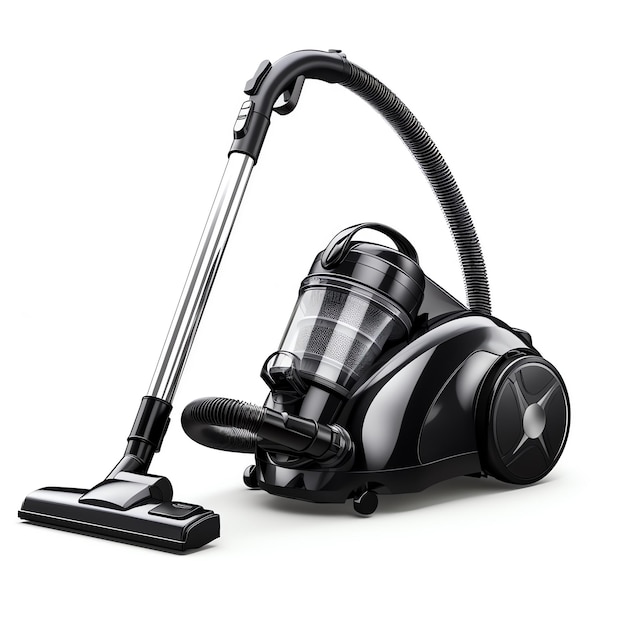 a vacuum cleaner on a white background