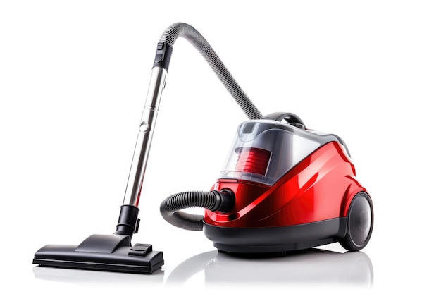 Vacuum cleaner on white background