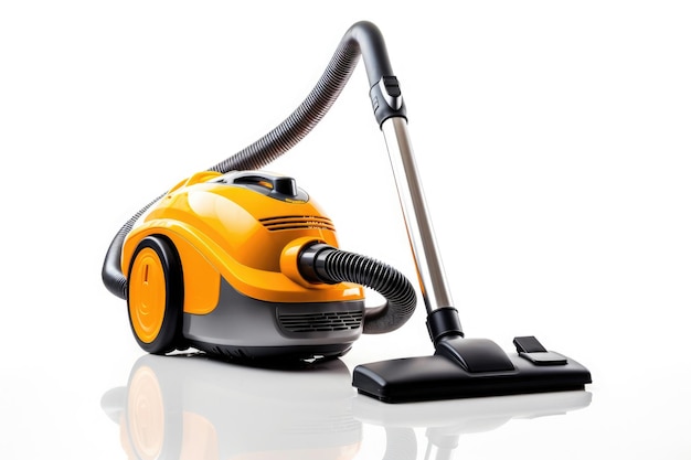 Vacuum cleaner on white background